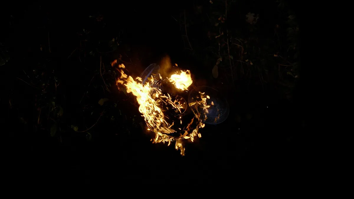 Installation view: Fireworks (Fans) (23)